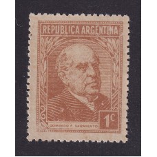 ARGENTINA 1935 GJ 803SG ESTAMPILLA NUEVA MINT IMPRESO SOBRE LA GOMA U$ 65